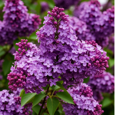 Сирень обыкновенная (Syringa vulgaris)